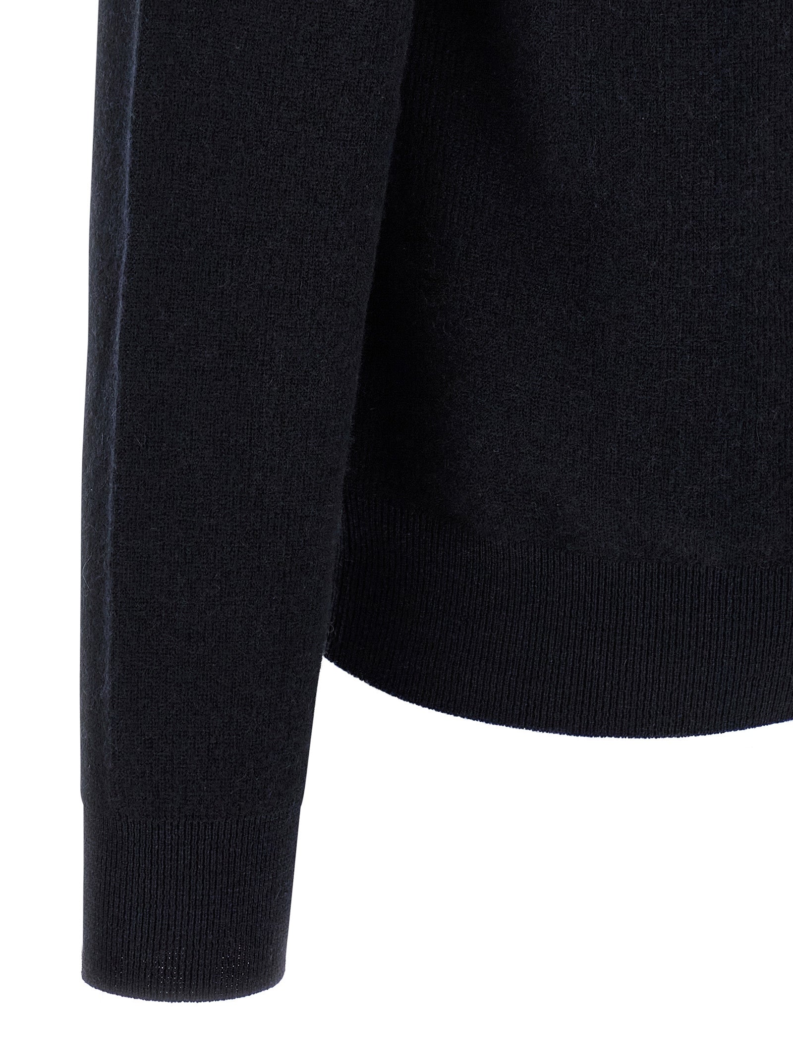 Brioni Blue Cashmere Cardigan