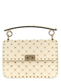 Valentino Garavani White Lamb Leather Shoulder Bag