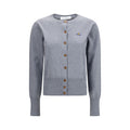 Vivienne Westwood Gray Cotton Cardigan