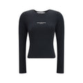 Alexander Wang Black Cotton Long Sleeve T-Shirt