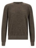 Brioni Brown Cashmere Cardigan