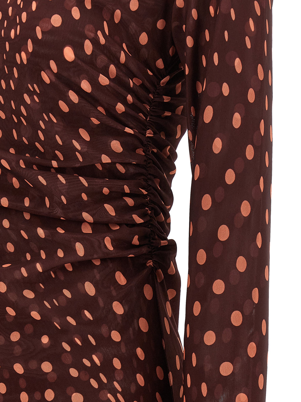 Stella McCartney Bordeaux Polyamide Long Dress