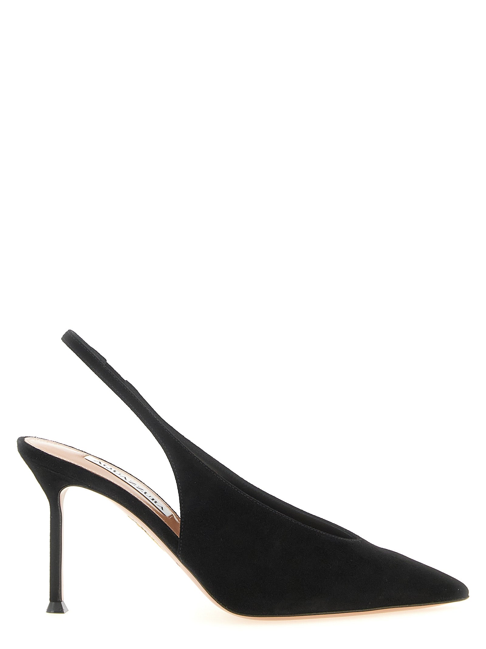 Aquazzura Black Calfskin High Heel Pumps