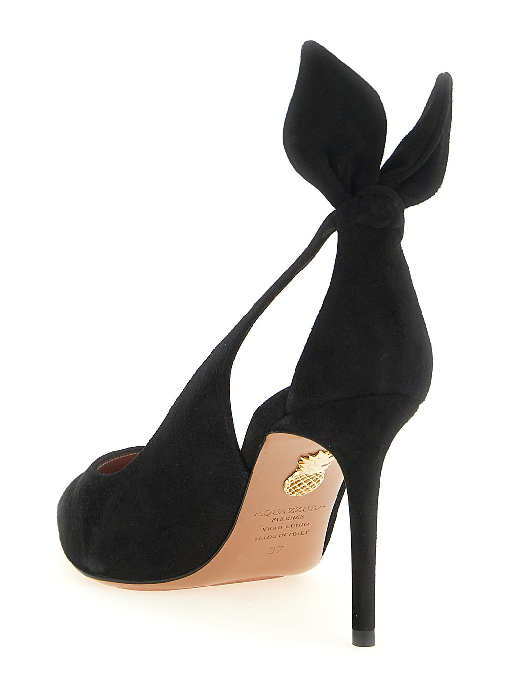 Aquazzura Black Calfskin High Heel Pumps