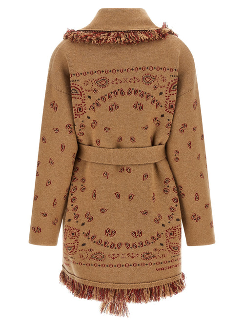 Alanui Beige Cashmere Cardigan