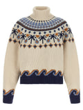 Alanui Multicolor Virgin Wool Cardigan