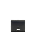 Vivienne Westwood Black Calf Leather Bos Taurus Wallet