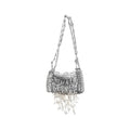 Rabanne Silver Stainless Steel Shoulder Bag