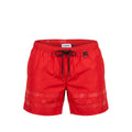 Iceberg Rote Polyester-Badeshorts für Herren