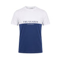 Trussardi Beachwear Blau Baumwolle Männer T-Shirt