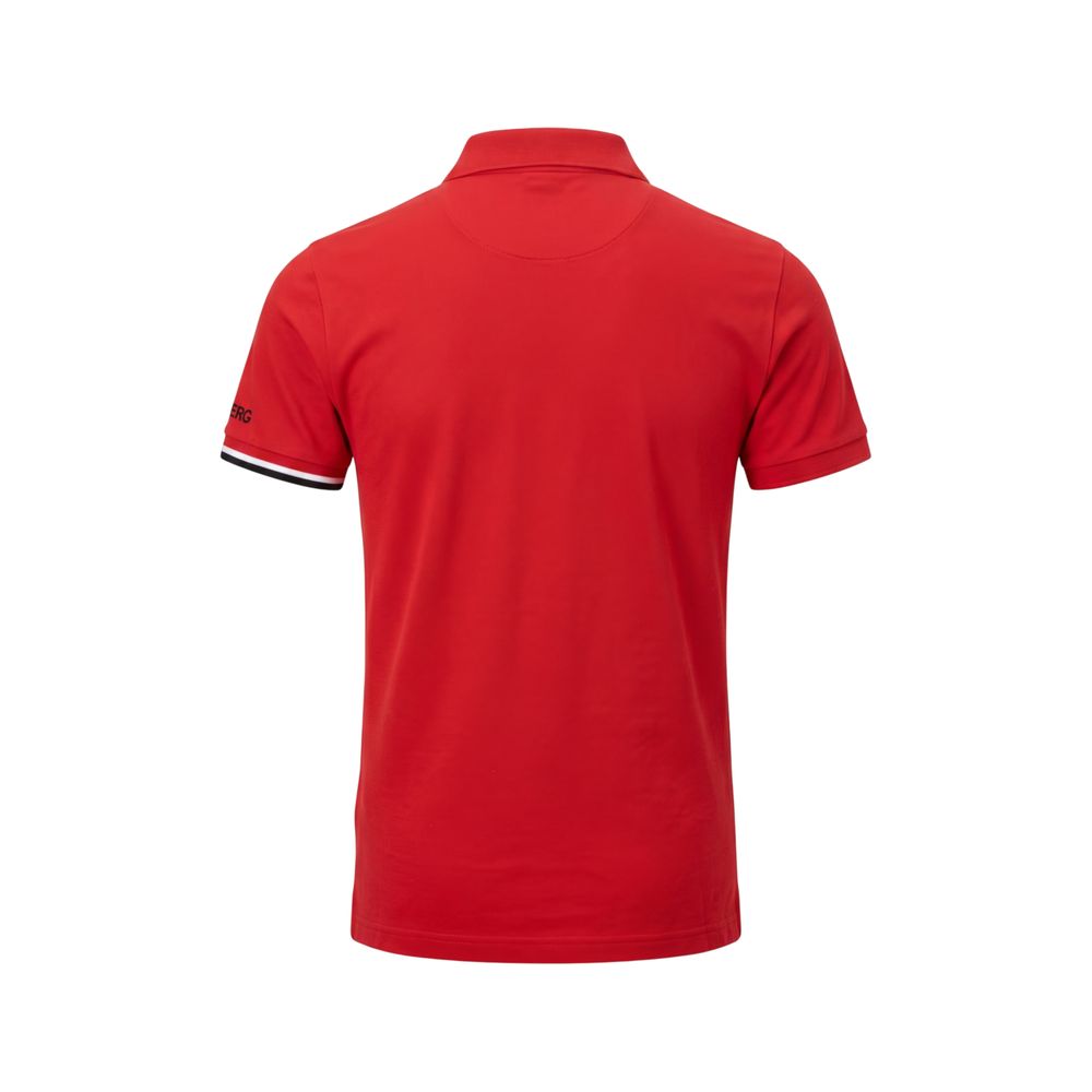 Iceberg Rotes Baumwoll-Poloshirt für Männer