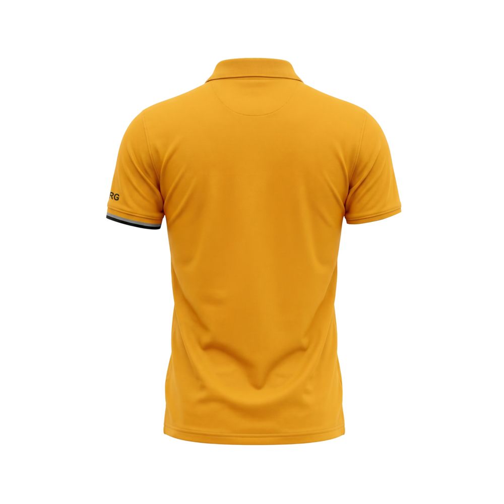 Iceberg Herren Poloshirt aus gelber Baumwolle