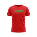 Iceberg Rotes Baumwolle Männer T-Shirt