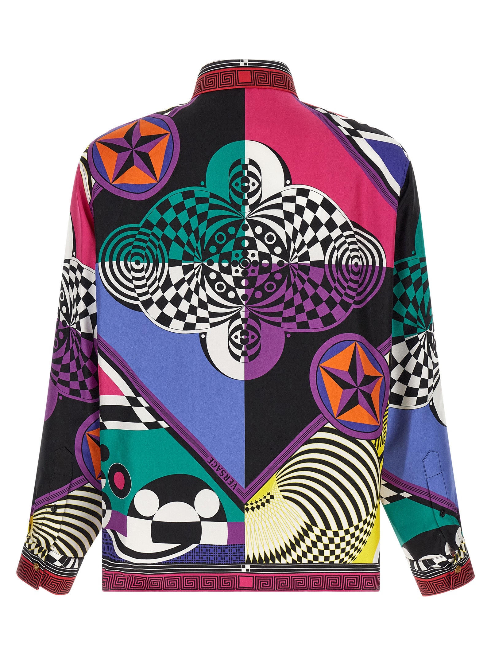 Versace Multicolor Silk Blouse
