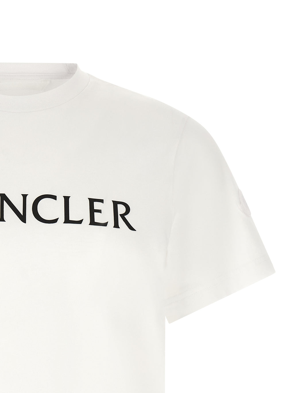 Moncler White Cotton T-Shirt
