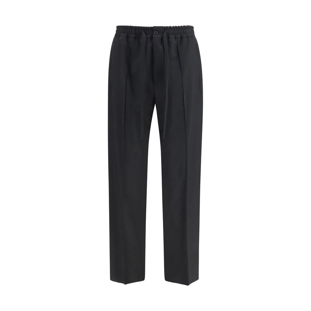 Valentino Garavani Black Cotton Chino Pants