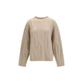 Allude Beige Cashmere Sweater