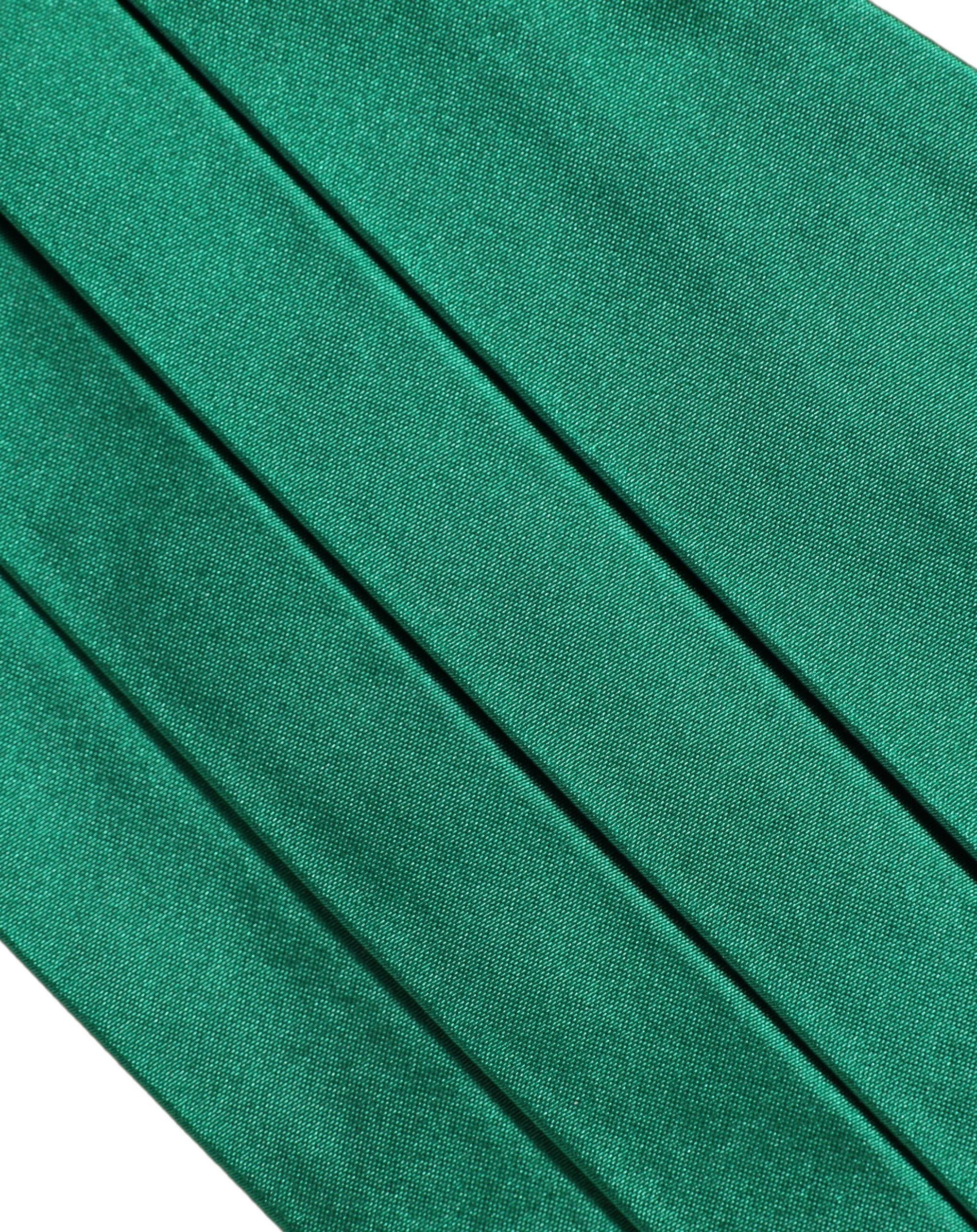 Dolce & Gabbana Green Men 100% Silk Belt Waist Cummerbund