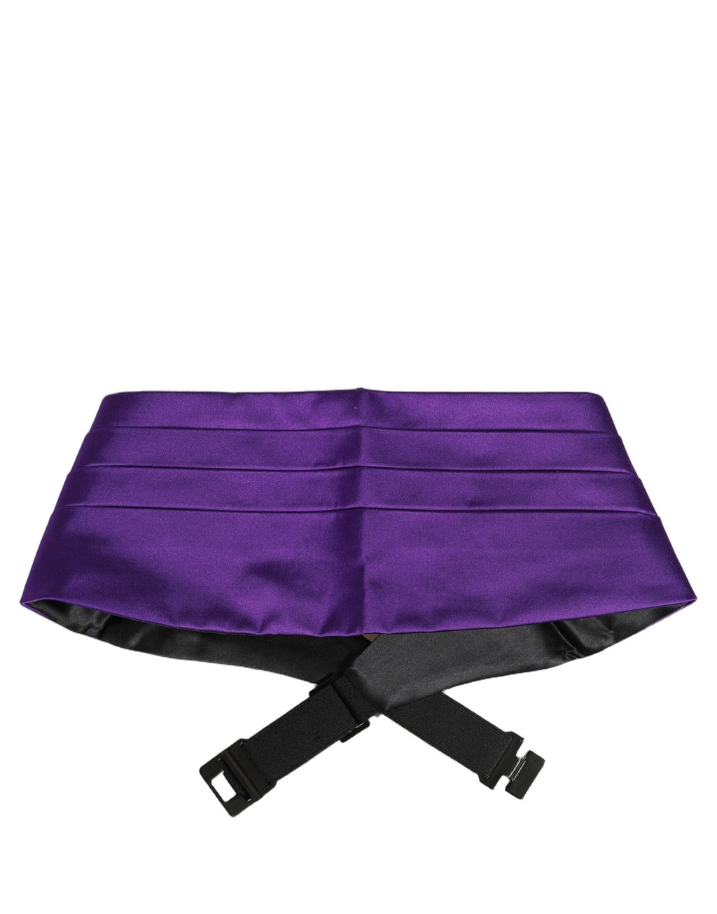 Dolce & Gabbana Violet Men 100% Silk Belt Waist Cummerbund