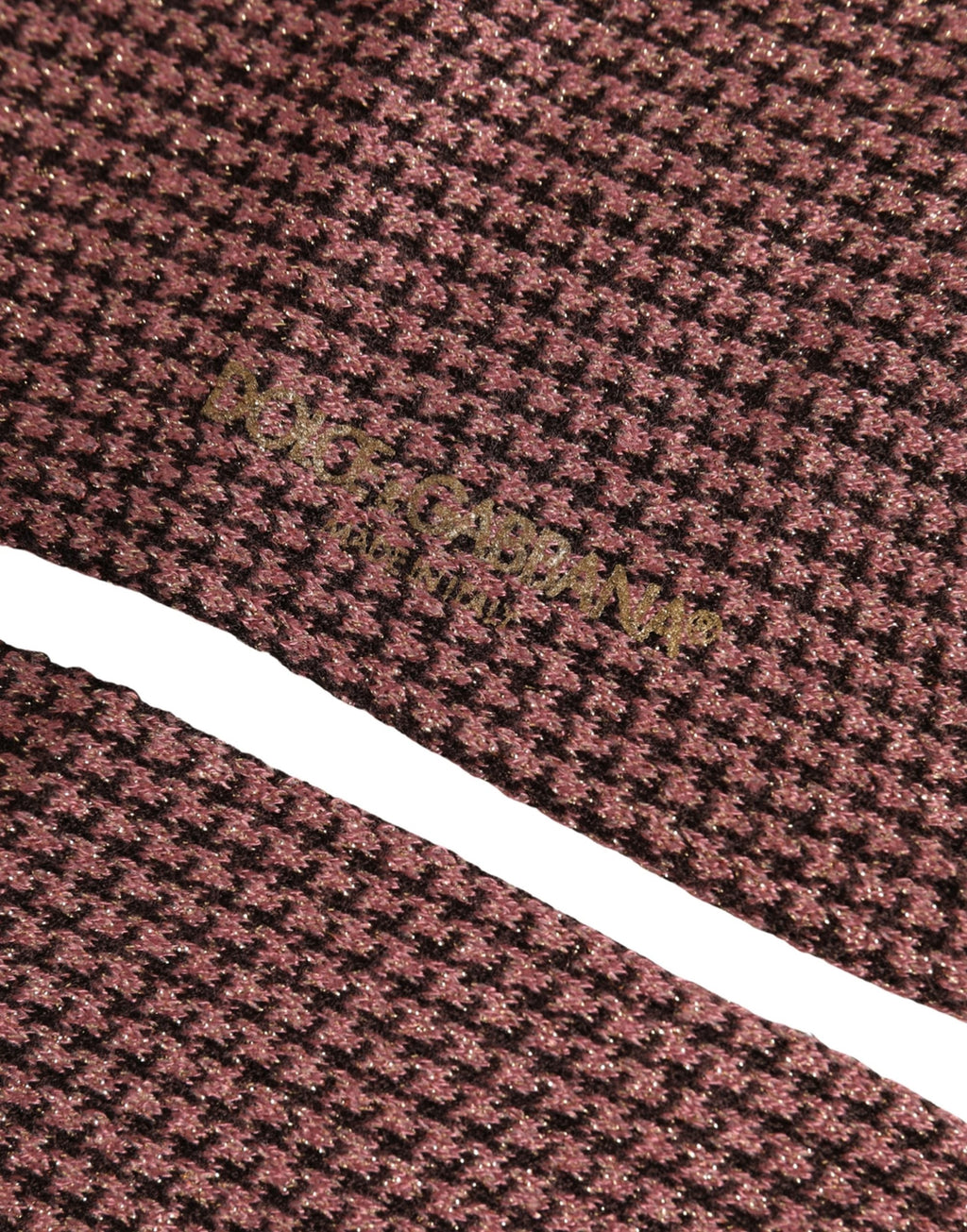 Dolce & Gabbana Dusty Pink Viscose Over The Calf Accessory Socks