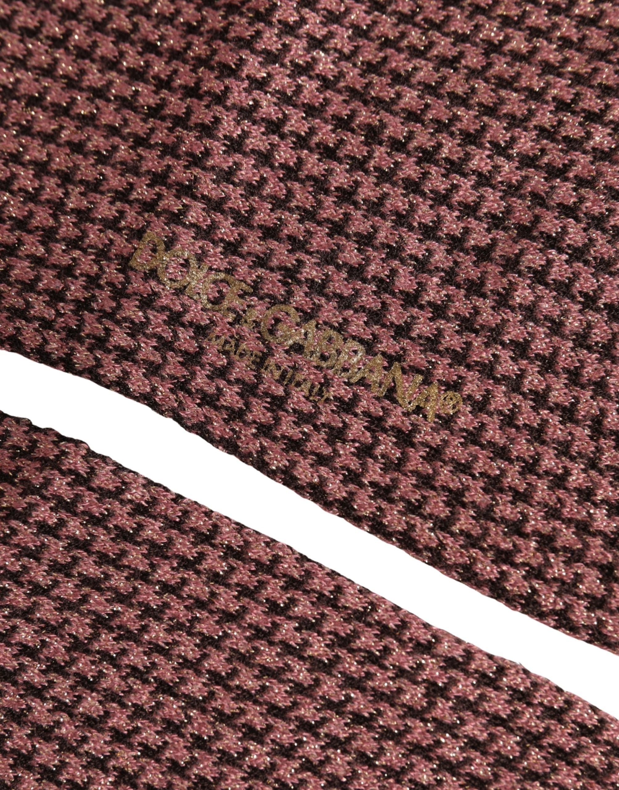 Dolce & Gabbana Dusty Pink Viscose Over The Calf Accessory Socks