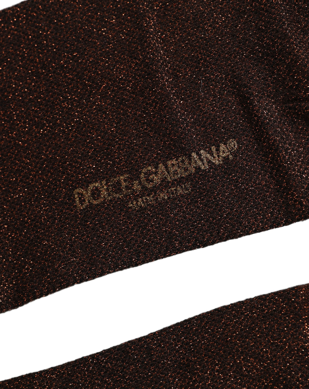 Dolce & Gabbana Men Brown Viscose Over The Calf Accessory Socks