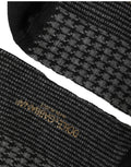Dolce & Gabbana Black Wool Houndstooth Over Calf Accessory Socks