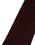 Dolce & Gabbana Burgundy Polka Dot Over The Calf Accessory Socks