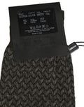 Dolce & Gabbana Dark Gray Cotton Knit Knee High Accessory Socks