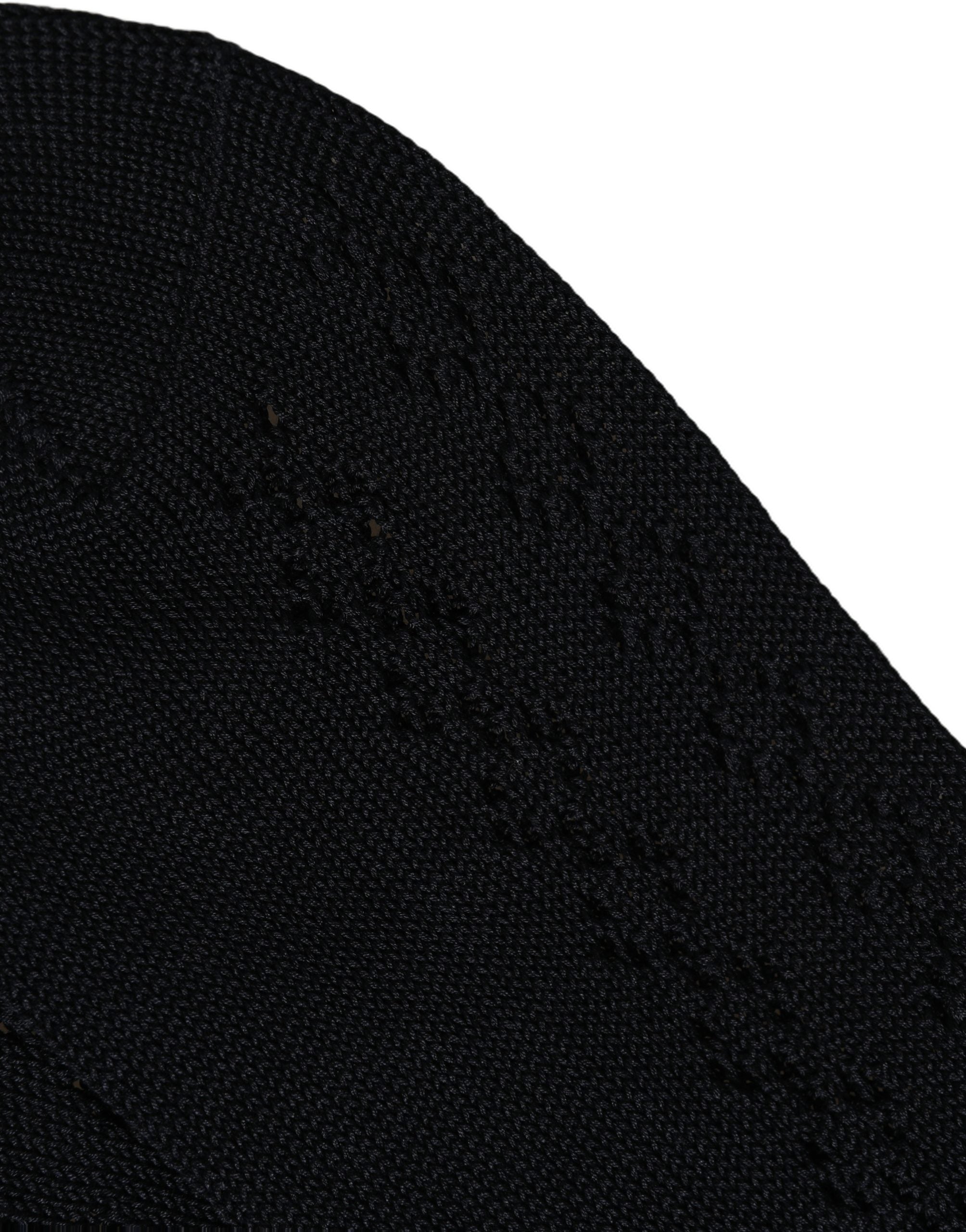 Dolce & Gabbana Dark Blue Cotton Knit Mid Calf Accessory Socks