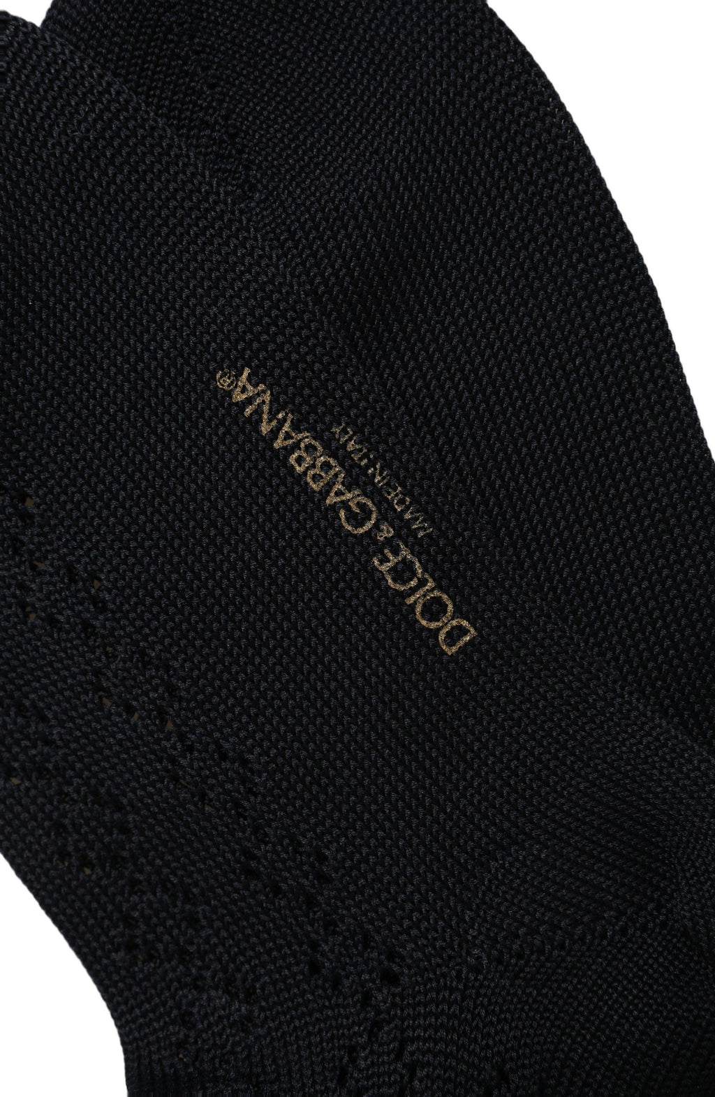 Dolce & Gabbana Dark Blue Cotton Knit Mid Calf Accessory Socks