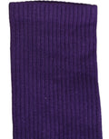 Dolce & Gabbana Violet Cotton Ribbed Mid Calf Women Accessory Socks