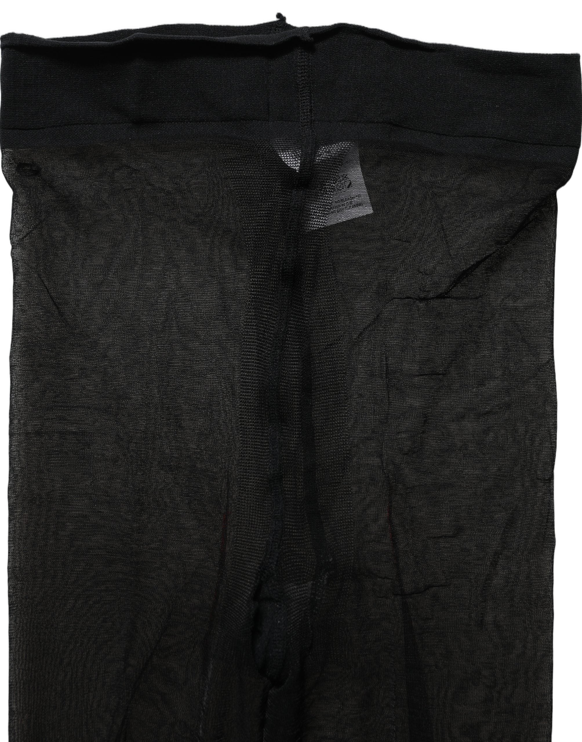 Dolce & Gabbana Black Nylon Tights Stocking Pantyhose Socks