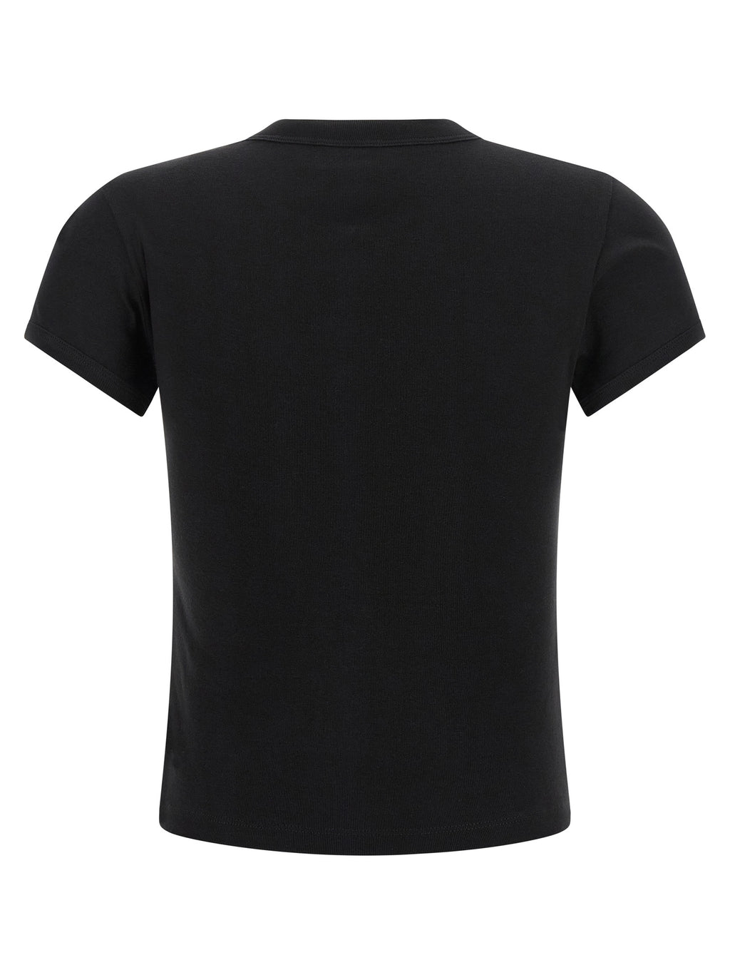 Saint Laurent Black Cotton T-Shirt