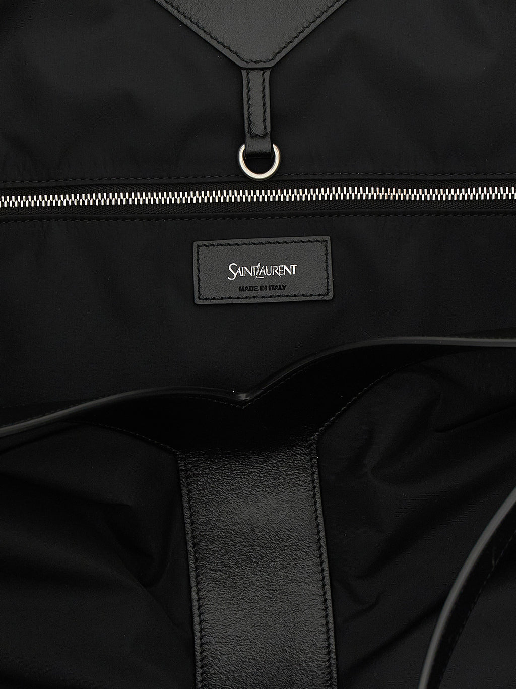 Saint Laurent Black Calfskin Tote Bag