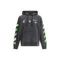 Off-White Gray Cotton Sweatshirt