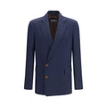 Vivienne Westwood Blue Wool Oves Aries Full-Length Jacket