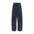 Max Mara Blue Polyamide Casual Pants
