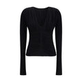 Max Mara Black Viscose Dress Shirt