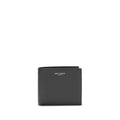 Saint Laurent Black Calf Leather Bos Taurus Wallet