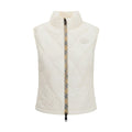 Burberry White Polyester Sleeveless Jacket