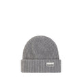Ganni Gray Wool Oves Aries Beanie