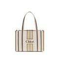 Chloé Beige Cotton Shoulder Bag