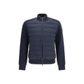 Moncler Blue Wool Oves Aries Sweatshirt