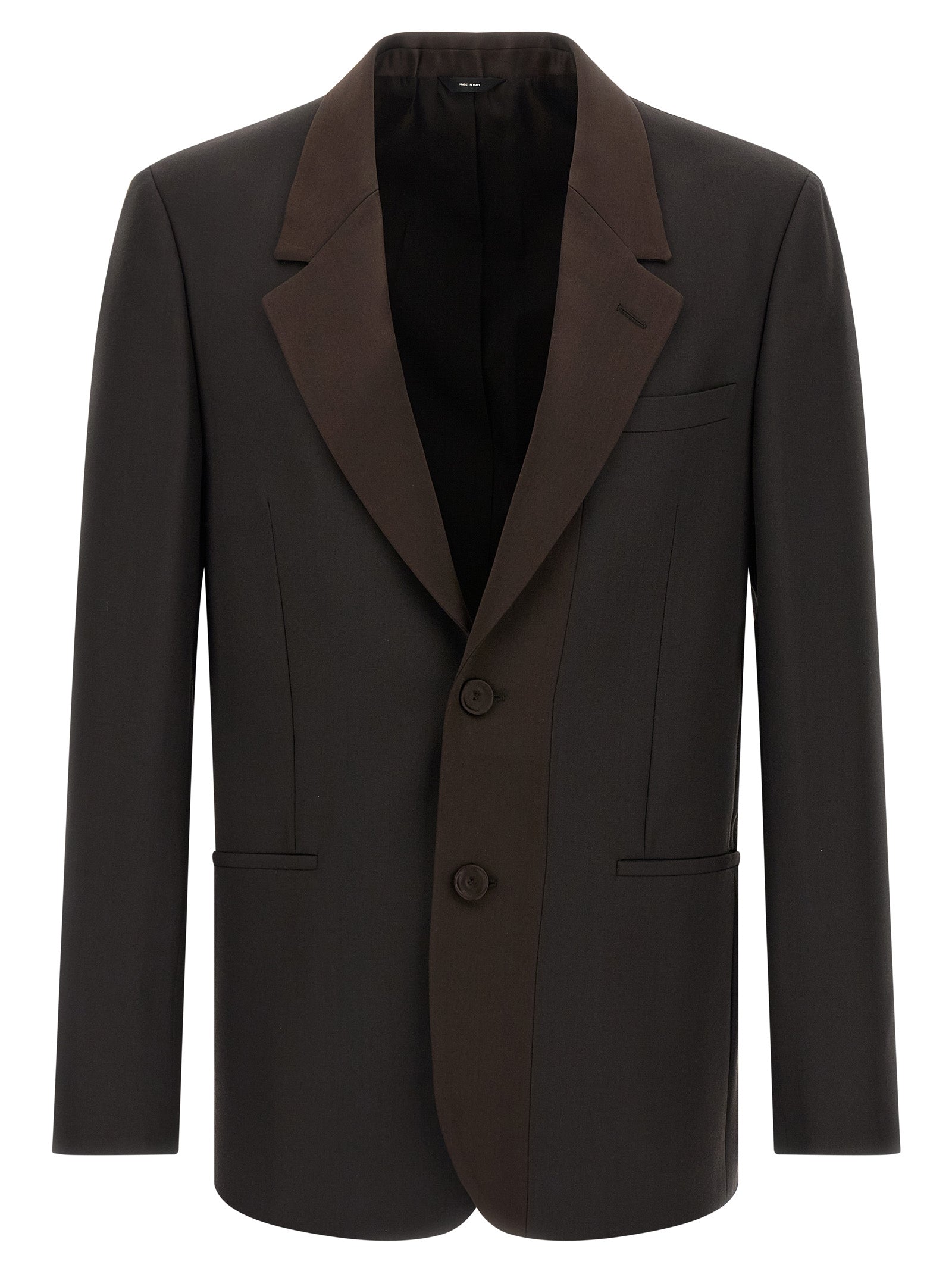 Fendi Brown Polyester Blazer