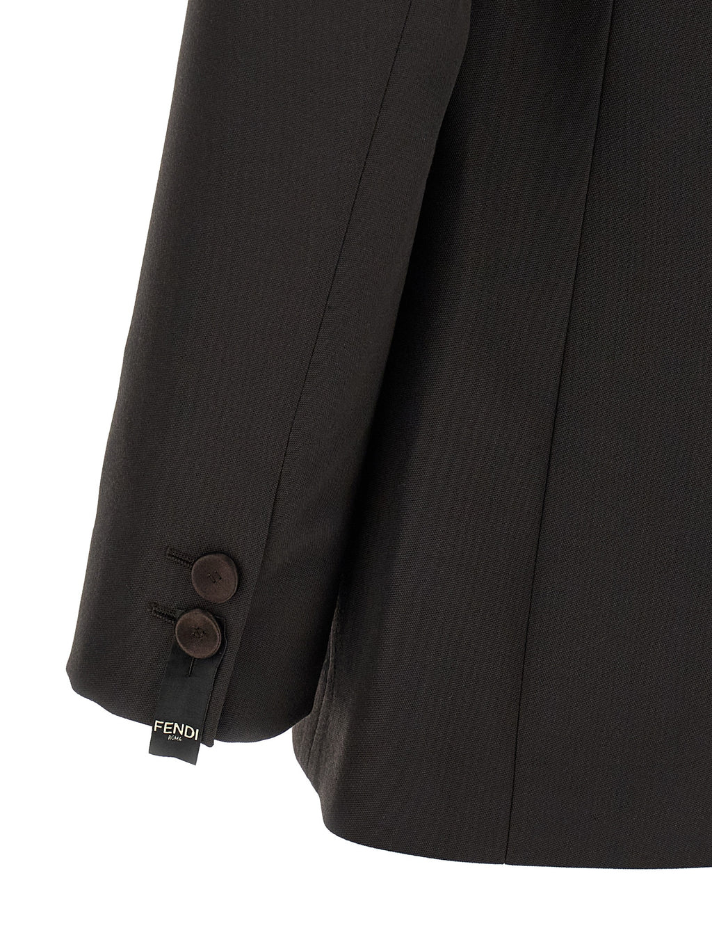 Fendi Brown Polyester Blazer
