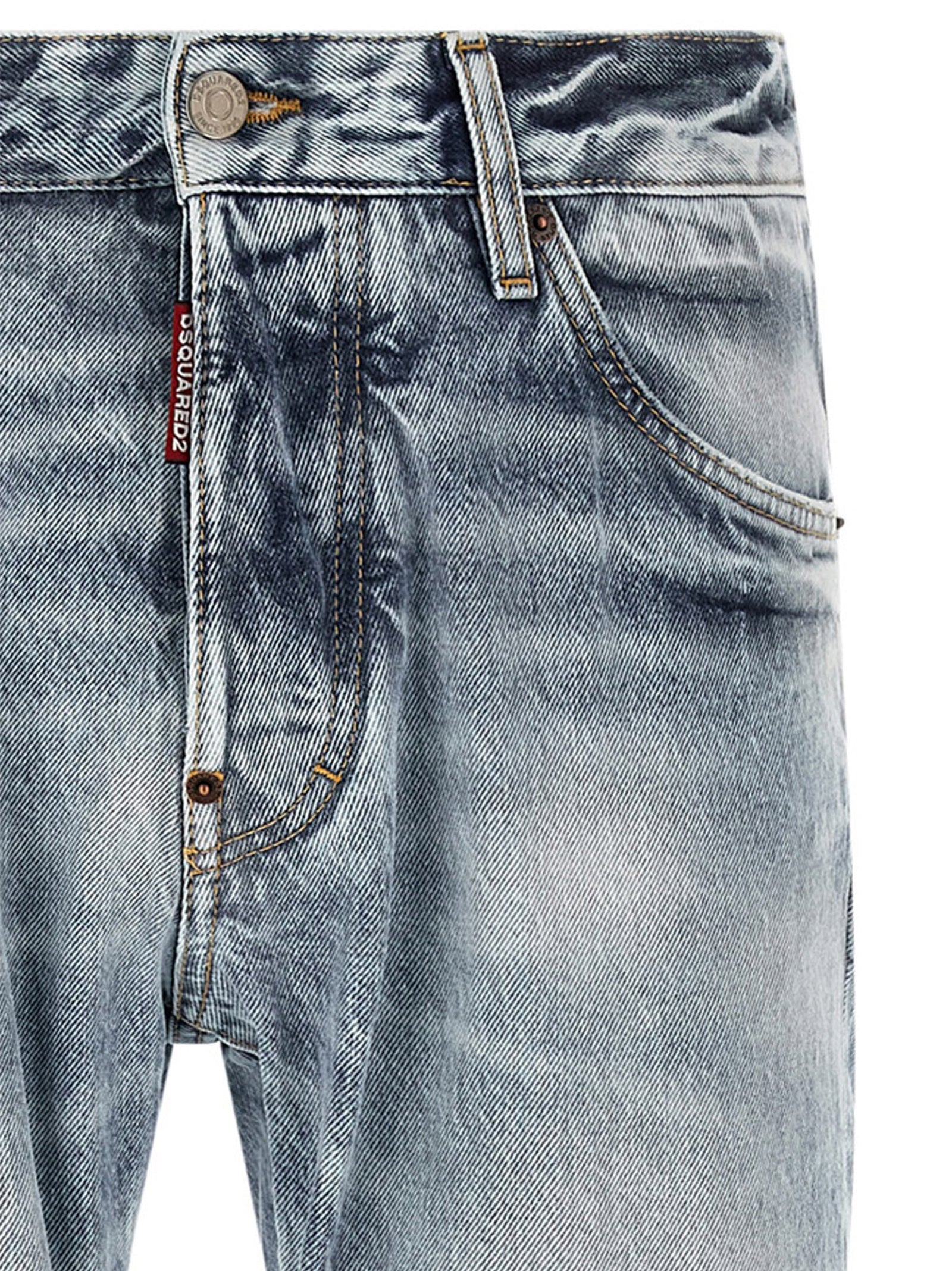 Dsquared² Blue Cotton Jeans Denim
