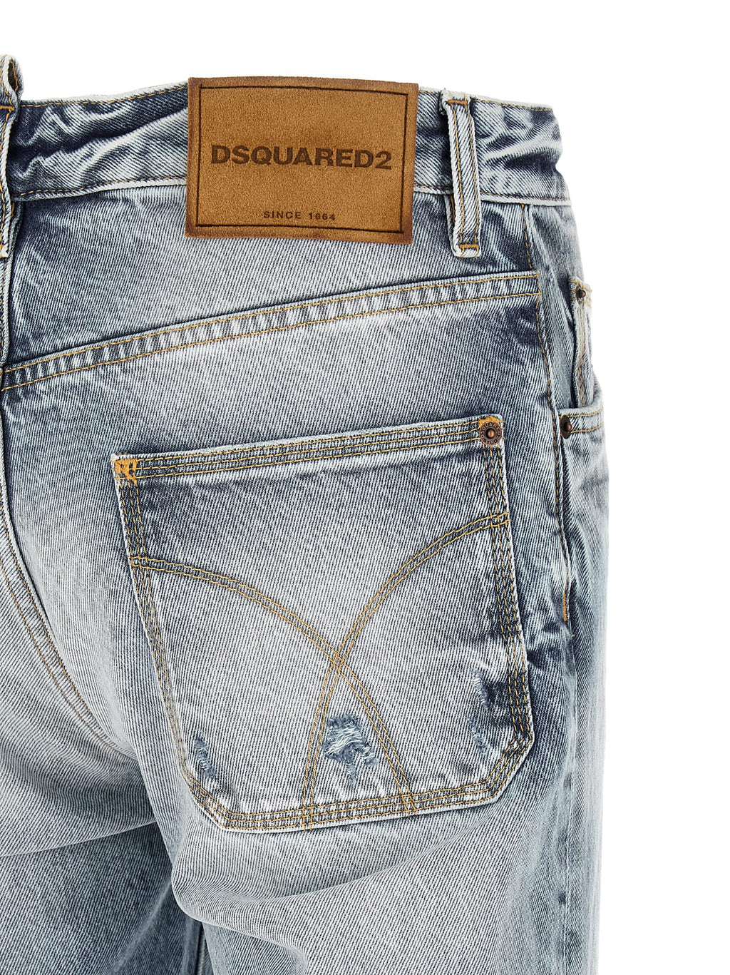 Dsquared² Blue Cotton Jeans Denim
