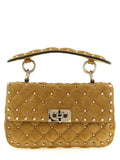 Valentino Garavani Beige Calfskin Shoulder Bag