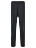 Prada Gray Virgin Wool Dress Pants